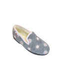 PANTOUFLE JEVA FEMME SEMELLE CAOUTCHOUC